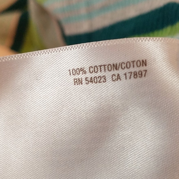 Vintage Style Green striped Old Navy Tank Top - Picture 4 of 5